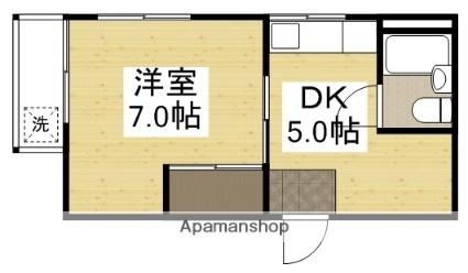 メゾン富士岡山 403｜岡山県岡山市北区幸町(賃貸マンション1DK・4階・26.40㎡)の写真 その2