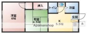 堀の北荘 103 ｜ 岡山県岡山市北区津島東２丁目（賃貸アパート2K・1階・32.00㎡） その2