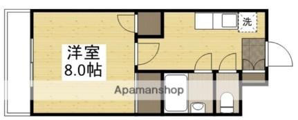 シャトレハイツ大元 102｜岡山県岡山市北区大元２丁目(賃貸マンション1K・1階・27.36㎡)の写真 その2