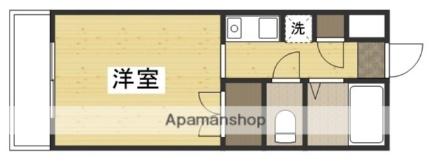 アルファ西古松 405｜岡山県岡山市北区西古松２丁目(賃貸マンション1R・4階・26.04㎡)の写真 その2