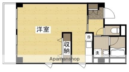 パティオ表町 702｜岡山県岡山市北区表町３丁目(賃貸マンション1R・7階・38.48㎡)の写真 その2