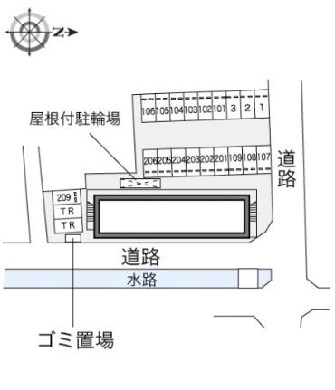 レオパレスシャルマンＴＡＮＡＫＡ 108｜岡山県岡山市北区下中野(賃貸アパート1K・1階・20.28㎡)の写真 その17