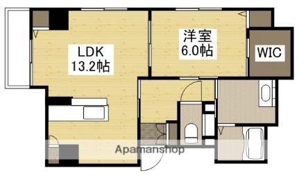 ヴィオーラ中山下 301｜岡山県岡山市北区中山下１丁目(賃貸マンション1LDK・3階・49.65㎡)の写真 その2