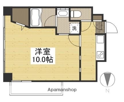 リッツ・ドエルマンション 601｜岡山県岡山市北区下石井２丁目(賃貸マンション1K・6階・29.92㎡)の写真 その2