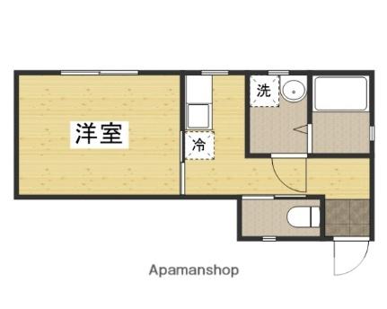 ブルーシャトウ土生 101 ｜ 岡山県岡山市北区津島東４丁目（賃貸アパート1K・1階・19.80㎡） その2