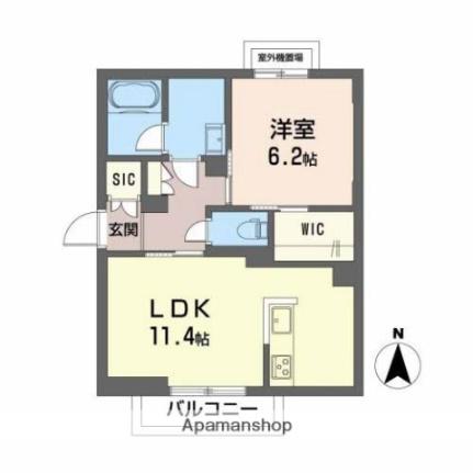 ヴィレッジ大安寺 301｜岡山県岡山市北区大安寺中町(賃貸マンション1LDK・3階・46.20㎡)の写真 その2