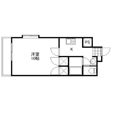 恒和レジデンス 607号室｜岡山県岡山市北区東古松２丁目(賃貸マンション1K・6階・29.81㎡)の写真 その2