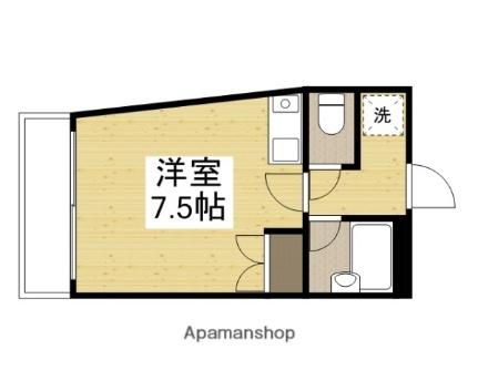 岡山県岡山市北区伊島町３丁目（賃貸マンション1R・5階・19.27㎡） その2