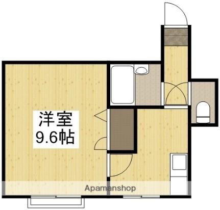 Ｅｘｃｅｌ　Ｃｏｕｒｔ　南方 203｜岡山県岡山市北区南方２丁目(賃貸マンション1K・2階・22.58㎡)の写真 その2