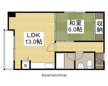 ＳＣＨＯＬＡ　ＤＡＩＫＵ  ｜ 岡山県岡山市北区大供１丁目（賃貸マンション1LDK・6階・40.00㎡） その2