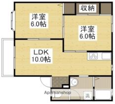 エメラルド・コートＡ 202 ｜ 岡山県赤磐市河本（賃貸アパート2LDK・2階・46.98㎡） その2