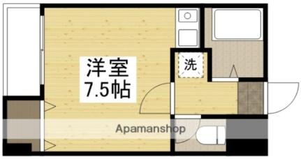 岡山県岡山市北区表町２丁目(賃貸マンション1R・2階・21.39㎡)の写真 その2