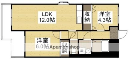 リエゾン原 ｜岡山県岡山市中区原尾島３丁目(賃貸マンション2LDK・3階・56.90㎡)の写真 その2