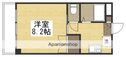 ブランシュ富士2 312｜岡山県岡山市中区西川原１丁目(賃貸マンション1K・3階・25.66㎡)の写真 その2