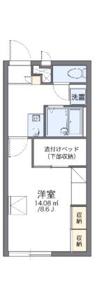 レオパレスラティエーラ1 103｜岡山県岡山市中区原尾島３丁目(賃貸アパート1K・1階・23.18㎡)の写真 その2