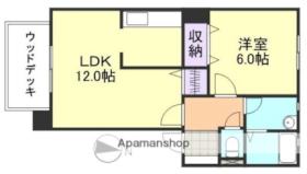 岡山県倉敷市中島（賃貸アパート1LDK・1階・45.81㎡） その2