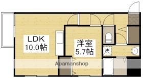 グランデール 402 ｜ 岡山県岡山市北区富田町１丁目（賃貸マンション1LDK・4階・39.00㎡） その2