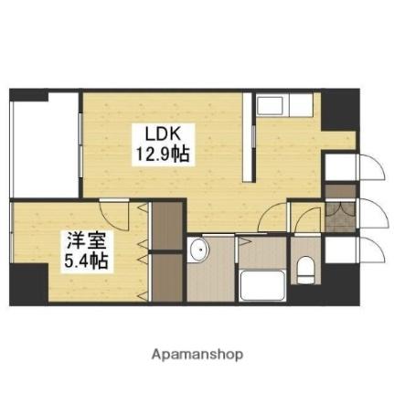 岡山県岡山市北区中井町２丁目（賃貸マンション1LDK・2階・43.06㎡） その2