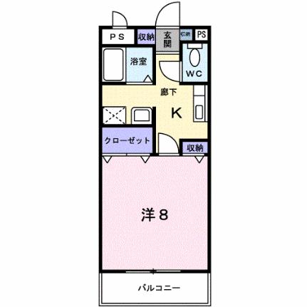 サンビレッジ 403｜岡山県倉敷市新倉敷駅前２丁目(賃貸マンション1K・4階・27.36㎡)の写真 その2