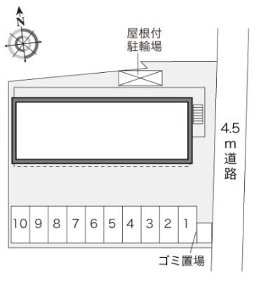 レオパレスウォーターリリィ北方 109 ｜ 岡山県岡山市北区北方３丁目（賃貸アパート1K・1階・22.35㎡） その16