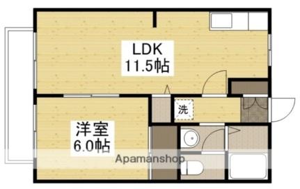 サンガーデン倉敷　Ｂ棟 ｜岡山県倉敷市中島(賃貸アパート1LDK・2階・40.92㎡)の写真 その2