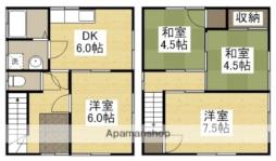 🉐敷金礼金0円！🉐中島一戸建て　北側の西