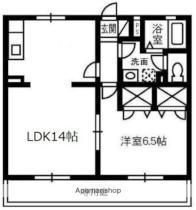 岡山県倉敷市四十瀬（賃貸アパート1LDK・1階・46.37㎡） その2