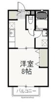 岡山県岡山市北区津島東２丁目（賃貸アパート1K・2階・29.81㎡） その2