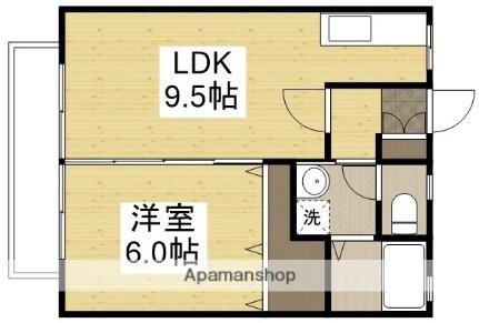 プチメゾン 102｜岡山県岡山市中区平井４丁目(賃貸アパート1LDK・1階・37.12㎡)の写真 その2