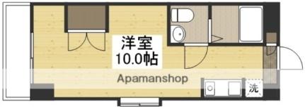 岡山県岡山市北区東古松５丁目(賃貸マンション1R・3階・26.40㎡)の写真 その2