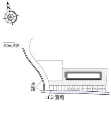 レオパレスアムール 205｜岡山県岡山市北区東古松５丁目(賃貸アパート1K・2階・22.70㎡)の写真 その18