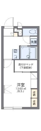 レオパレスグローリーII 103｜岡山県岡山市南区新保(賃貸アパート1K・1階・22.70㎡)の写真 その2