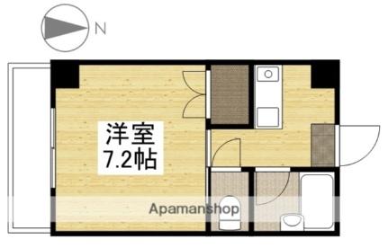 岡山県岡山市北区東花尻(賃貸マンション1K・3階・23.40㎡)の写真 その2