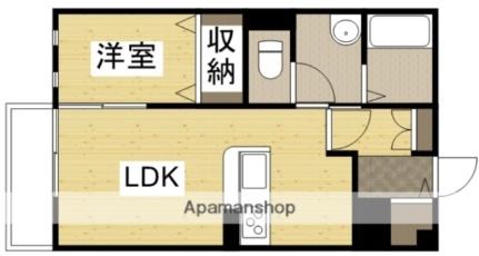 フラッツァ水江Ａ 101｜岡山県倉敷市水江(賃貸アパート1LDK・1階・34.30㎡)の写真 その2