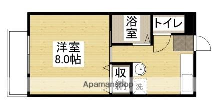 パルティールＣ 206｜岡山県倉敷市連島町西之浦(賃貸アパート1K・2階・26.49㎡)の写真 その2