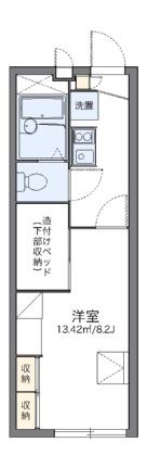 レオパレス漣 109｜岡山県倉敷市玉島上成(賃貸アパート1K・1階・22.35㎡)の写真 その2