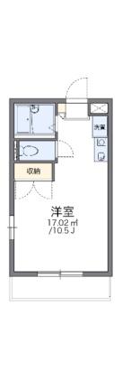 レオパレスＮＡＩＴＯＵＢ 201｜岡山県倉敷市堀南(賃貸アパート1K・2階・22.58㎡)の写真 その2