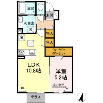 岡山県総社市小寺（賃貸アパート1LDK・1階・41.30㎡） その2