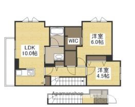 岡山県倉敷市上富井（賃貸アパート2LDK・2階・70.28㎡） その2