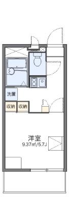 レオパレスプラムフィールド 202｜岡山県岡山市北区下伊福２丁目(賃貸マンション1K・2階・20.28㎡)の写真 その2