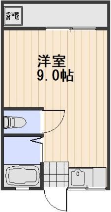 岡山県岡山市北区青江５丁目（賃貸マンション1R・3階・19.87㎡） その2