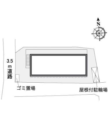 レオパレス華れん 203｜岡山県岡山市北区谷万成１丁目(賃貸アパート1K・2階・19.87㎡)の写真 その15