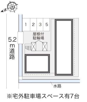 レオパレスグローリーII 109｜岡山県岡山市南区新保(賃貸アパート1K・1階・22.70㎡)の写真 その16