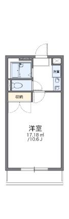 レオパレスＳＨＩＮＢＡＫＵ 202｜岡山県岡山市中区国富(賃貸マンション1K・2階・26.49㎡)の写真 その2