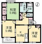 倉敷市四十瀬 2階建 築26年のイメージ