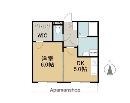 中屋マンション 103｜岡山県倉敷市上東(賃貸マンション1DK・1階・34.20㎡)の写真 その2