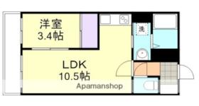 岡山県倉敷市中島（賃貸マンション1LDK・5階・33.75㎡） その2