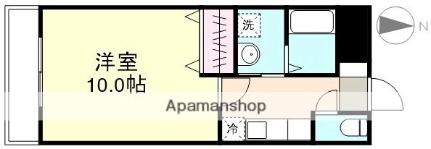 岡山県倉敷市水江(賃貸マンション1K・4階・32.00㎡)の写真 その2