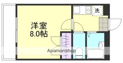 岡山県倉敷市中島(賃貸アパート1K・3階・23.18㎡)の写真 その2