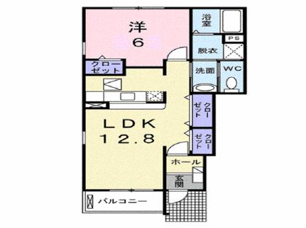 ミルトＣ 101 ｜ 岡山県倉敷市玉島八島（賃貸アパート1LDK・1階・46.52㎡） その2